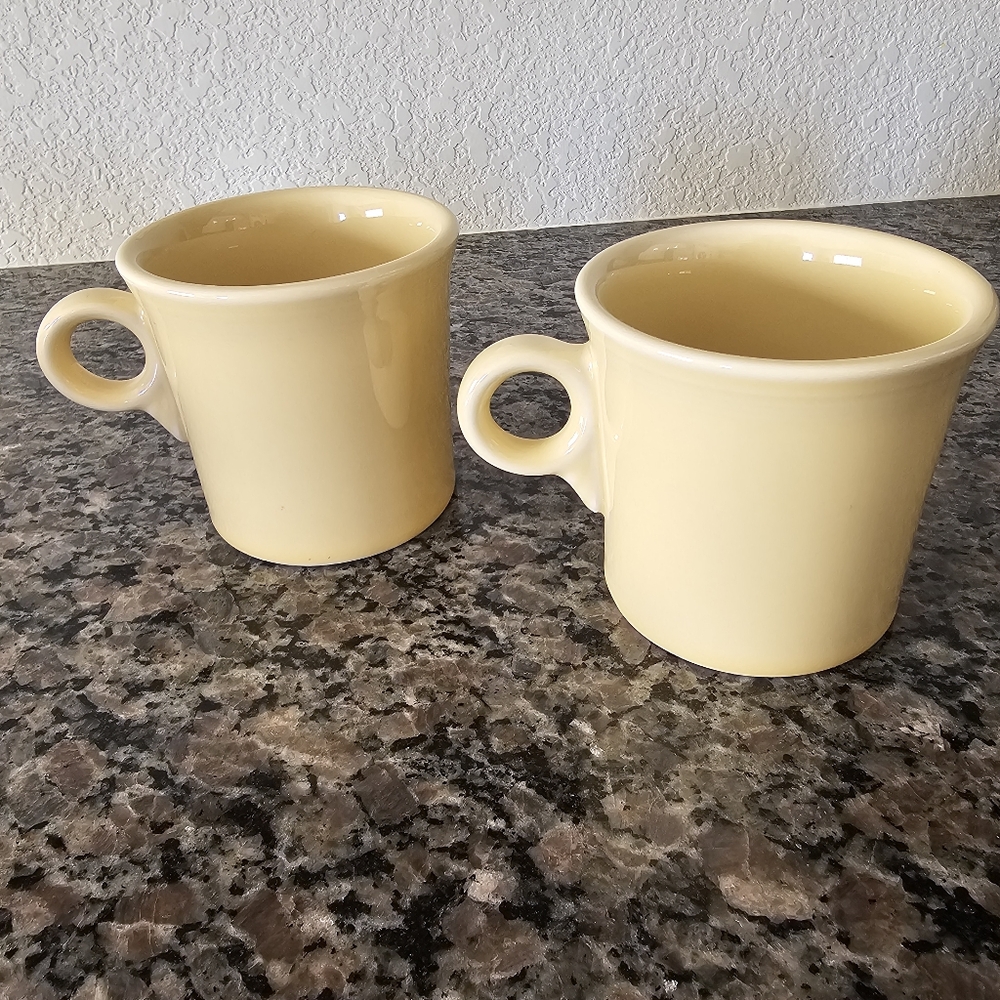 Fiesta Classic Ring Handle Mugs - Excellent Condition (First Set)